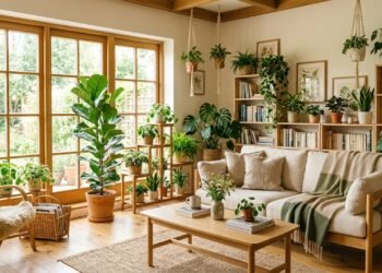Casas que abraçam: como o design biofílico entrou nos lares e por que ele ganhou cara de bem-estar real