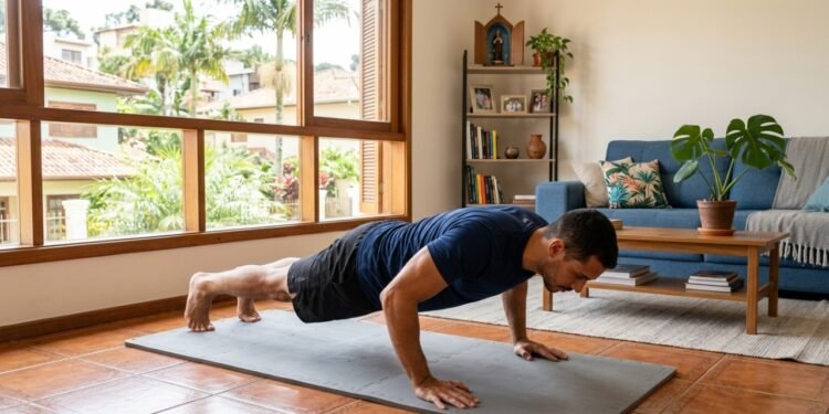 Os 5 melhores exercícios para fortalecer o peitoral sem sair de casa