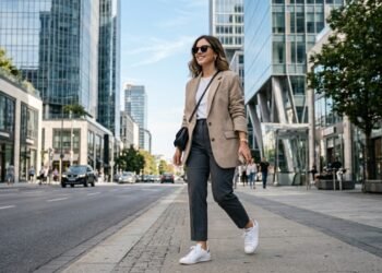O look confortável com blazer oversized que virou símbolo de sofisticação em 2026