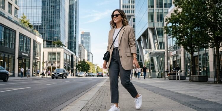 O look confortável com blazer oversized que virou símbolo de sofisticação em 2026