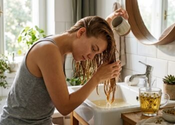 Por que enxaguar o cabelo com chá de camomila e para que serve
