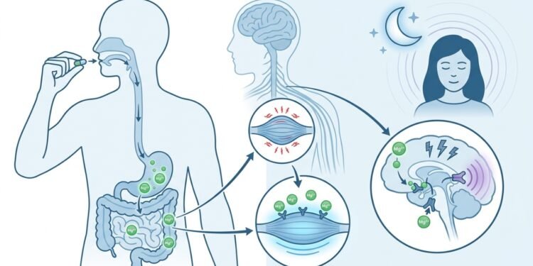 O que o consumo diário de magnésio faz pelo relaxamento muscular e pela qualidade do sono noturno em adultos sob estresse