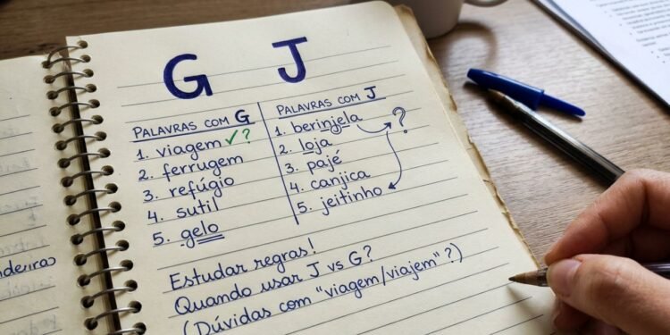 Palavras com G e J