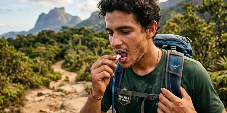 O que significa hábito simples de mascar um chiclete sem açúcar logo após caminhar