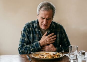 A azia recorrente não se deve apenas ao excesso de comida, mas também ao enfraquecimento da válvula entre estômago e esôfago