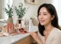 Maquiagem soft glam coreana com produtos nacionais acessíveis e acabamento luminoso