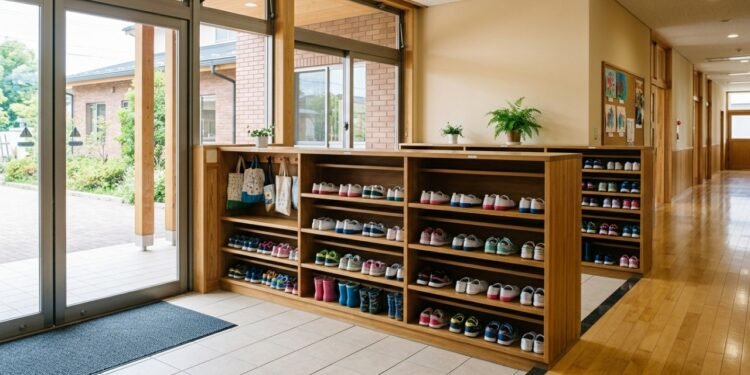 O país onde os alunos tiram os sapatos para entrar na escola e tratam a sala como parte de casa