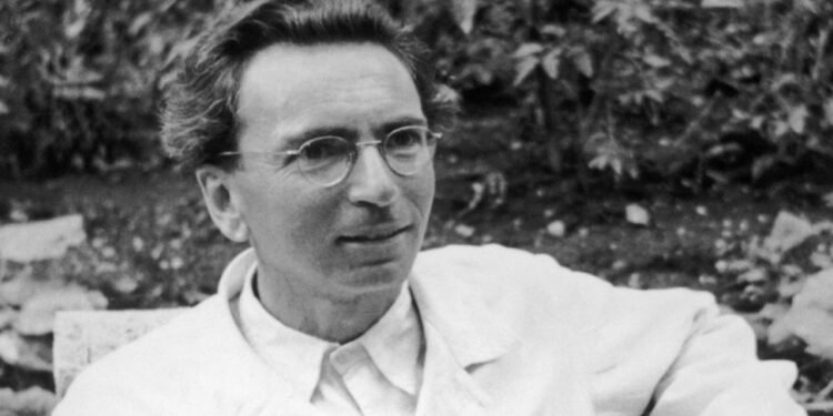 Retrato conceitual evocando um psiquiatra em reflexão, ilustrando o pensamento de Viktor Frankl
