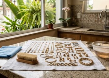 7 dicas para limpar semijoias em casa sem acelerar o desgaste