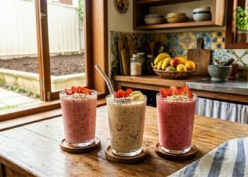 As 3 vitaminas caseiras para começar o dia com mais energia sem exagerar no café