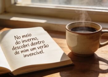 Albert Camus afirmou: “No meio do inverno, descobri dentro de mim um verão invencível”, uma frase sobre resistência silenciosa