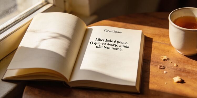 Clarice Lispector escreveu: “Liberdade é pouco. O que eu desejo ainda não tem nome.”