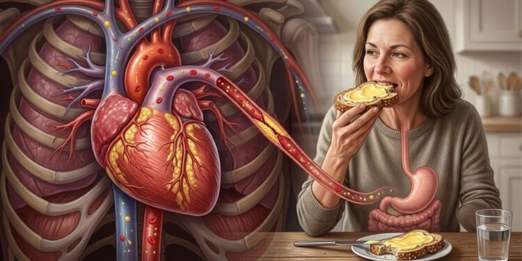 O que a margarina pode fazer nas artérias e no coração quando consumida em excesso