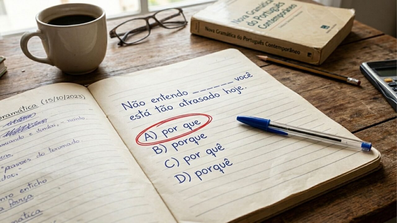 Quase ninguém sabe quando usar "porquê", "por que", "porque" e "por quê"