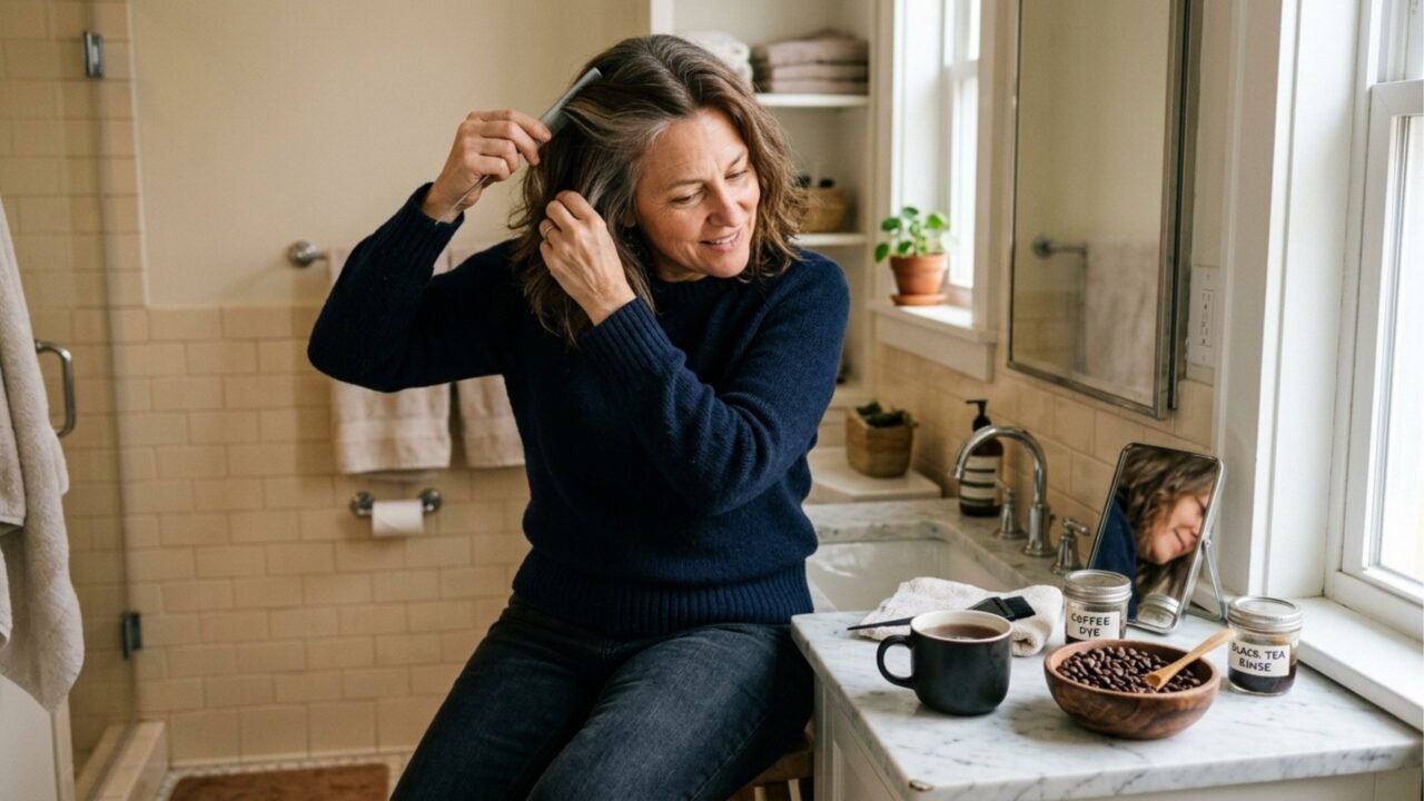 Como pintar o cabelo sem usar tinta: todos os fios brancos serão tonalizados naturalmente