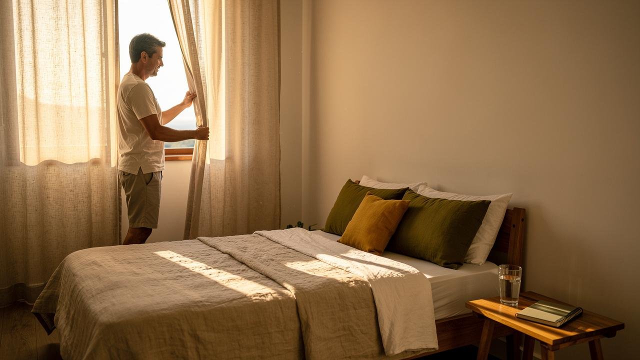 Luz da manhã e rotina estável ajudam a regular o ritmo circadiano.