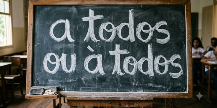 a todos ou à todos