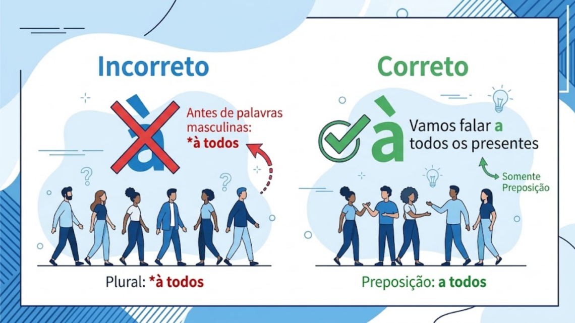 "A todos' ou "à todos" qual a forma correta segundo a norma culta ...