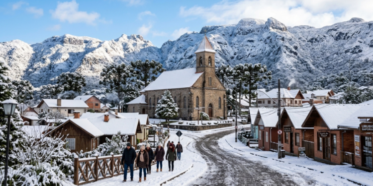 Um dos lugares mais frios do Brasil, a “Suíça Catarinense” já teve −17°C e paisagens cobertas de neve