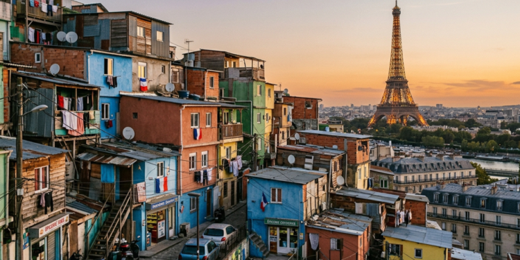 Na França, quem é pobre vive em “favelas” com infraestrutura e acesso superior a de muitas cidades pelo mundo