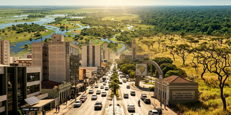 O Pantanal, a Amazônia e o Cerrado se encontram nessa cidade única que já atingiu 44°C no coração da América do Sul