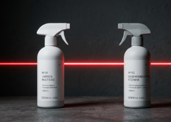 água sanitária com detergente