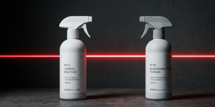 água sanitária com detergente