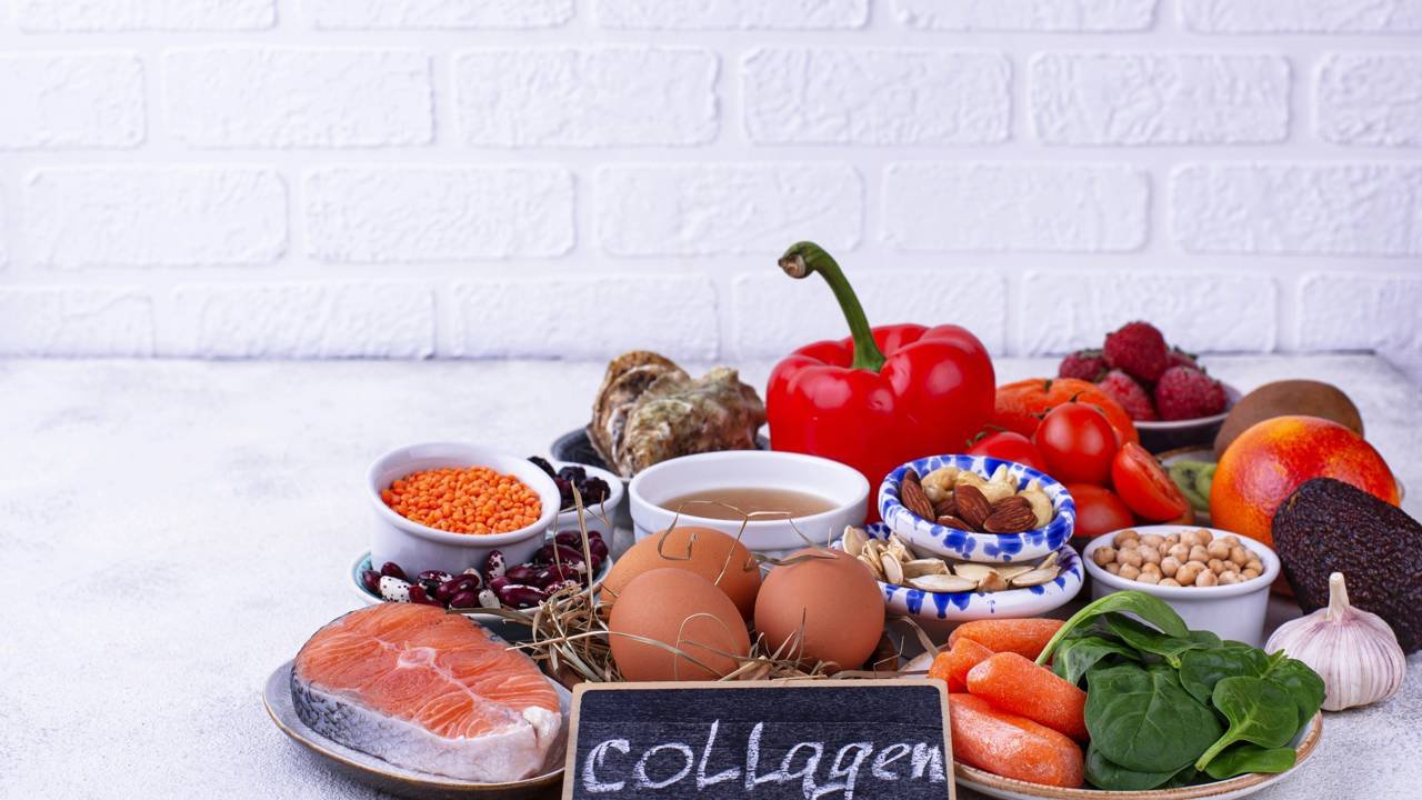 alimentos ricos em colágeno