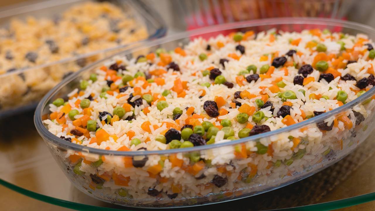 sobras de arroz