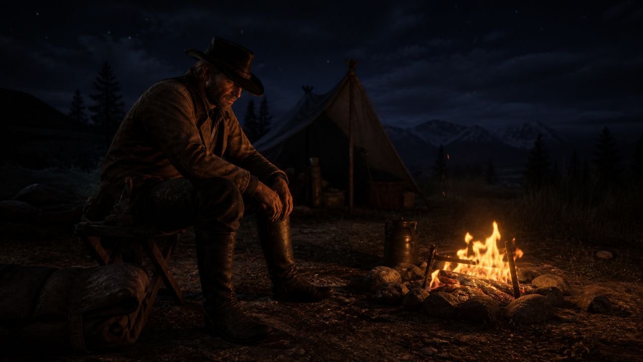 Algumas pessoas passam boa parte da vida fugindo de si mesmas, até que o medo da morte obriga a encarar arrependimentos que antes pareciam suportáveis, como mostra Arthur Morgan, do jogo Red Dead Redemption 2