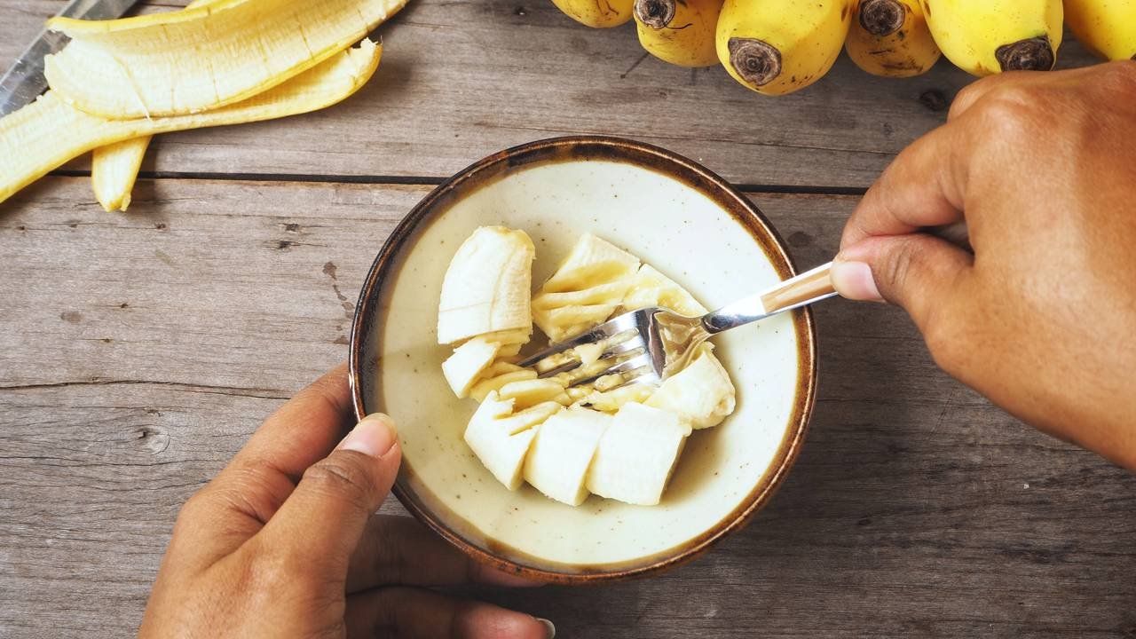 banana antes do treino