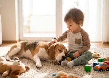 As 5 raças de cães mais dóceis com crianças pequenas, segundo especialistas em comportamento animal