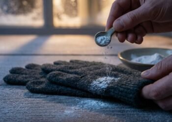 Poucos sabem para que serve colocar bicarbonato nas luvas durante o inverno