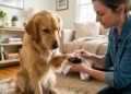 O que pode estar por trás do cachorro que não para de lamber as próprias patas