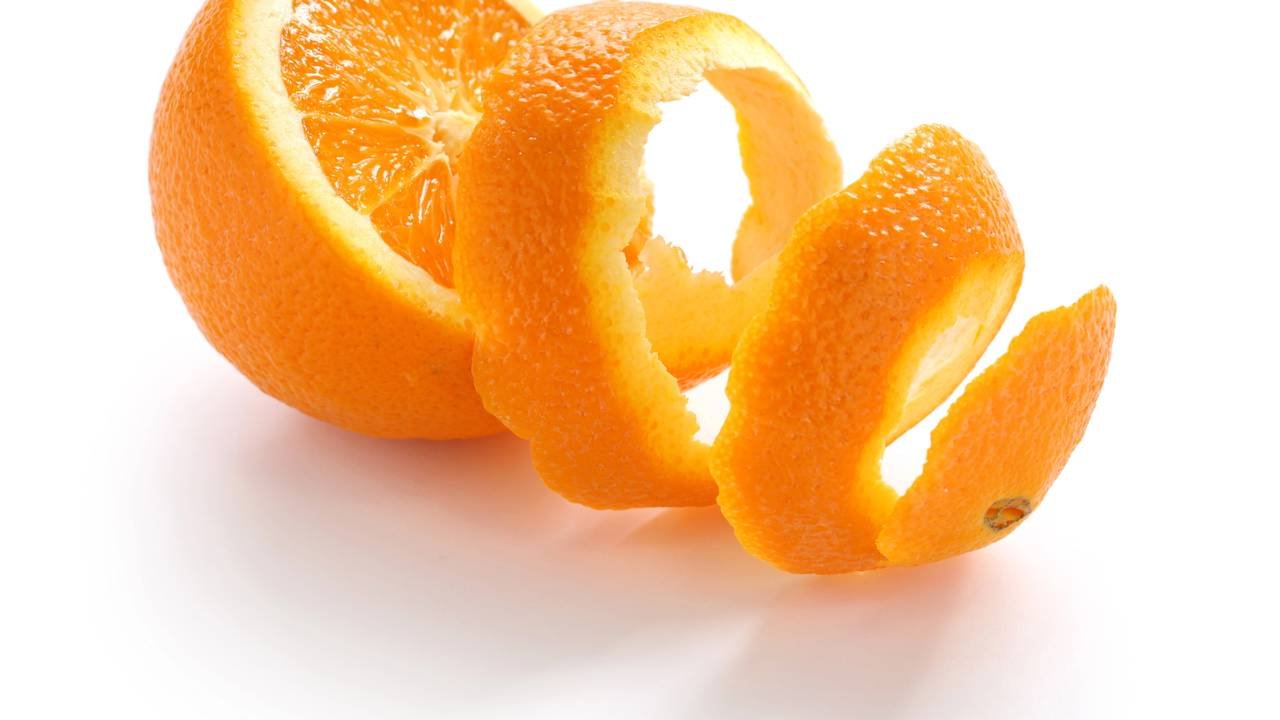 cascas de laranja