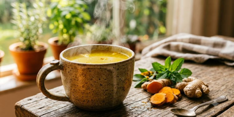 chás para reduzir inflamação