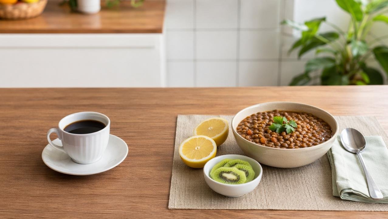 Separar o café das refeições ajuda a preservar a absorção do ferro.