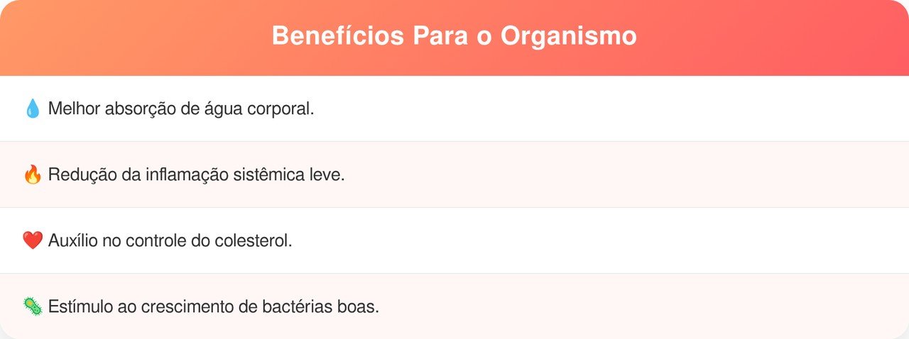 O que a água com chia faz no intestino e na saciedade