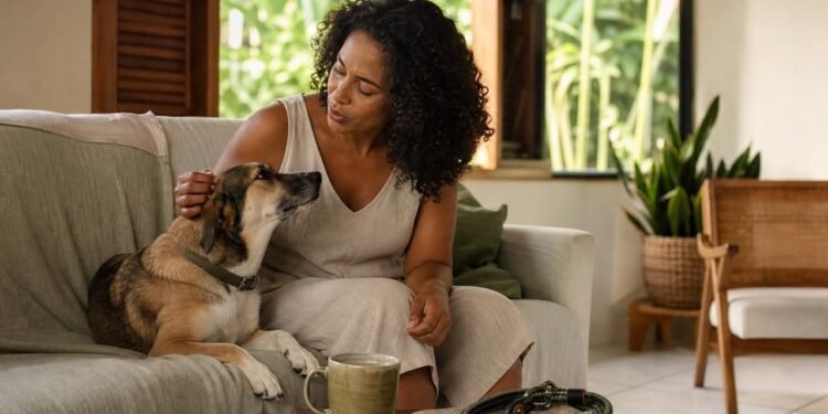De acordo com estudos, donos de cães que conversam diariamente com seus animais apresentam níveis significativamente menores de estresse e pressão arterial