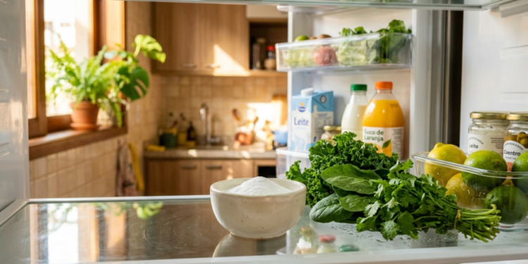 Pouca gente conhece o ingrediente simples que ajuda a tirar o cheiro ruim da geladeira sem esforço