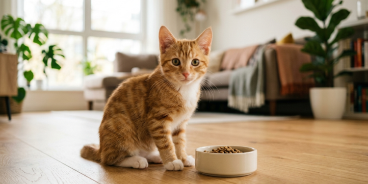 Quantas vezes o filhote de gato deve comer por dia para crescer bem, segundo especialistas