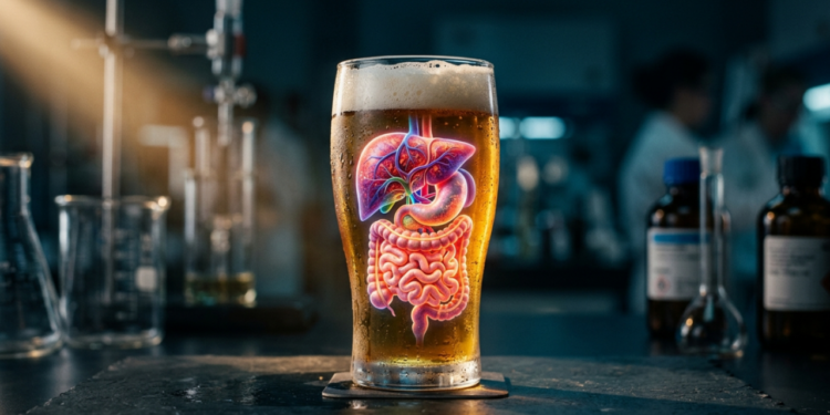 O que a cerveja realmente faz no intestino e no fígado, e por que isso preocupa médicos
