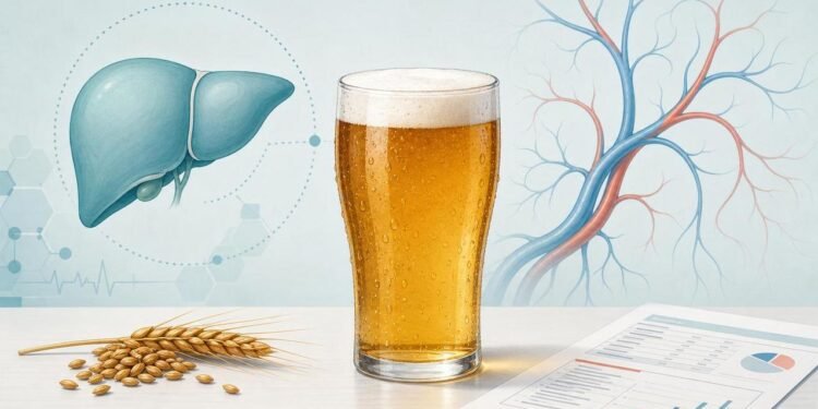 Estudo recente mostra os efeitos da cerveja no fígado e na saúde cardiovascular das pessoas