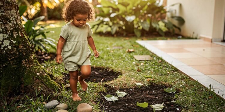 Estudos mostram que crianças que andavam descalças no quintal estavam desenvolvendo o que hoje é chamado de regulação sensorial avançada
