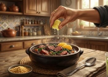 Comer feijão no dia a dia ajuda muito no combate à anemia, mas o benefício real da absorção do ferro só aparece se a refeição for acompanhada de uma fonte de vitamina C, como um pouco de limão