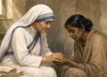 Frase do dia de Madre Teresa: nem todos nós conseguimos fazer grandes coisas, mas podemos fazer pequenas coisas com muito amor sincero