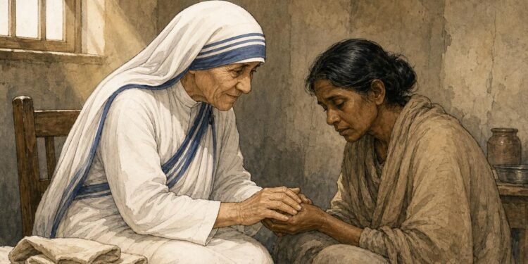 Frase do dia de Madre Teresa: nem todos nós conseguimos fazer grandes coisas, mas podemos fazer pequenas coisas com muito amor sincero