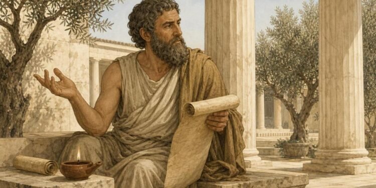 Frase do dia de Sócrates sobre a sabedoria: a única coisa que sei verdadeiramente é que nada sei, e justamente aí começa todo o conhecimento humano