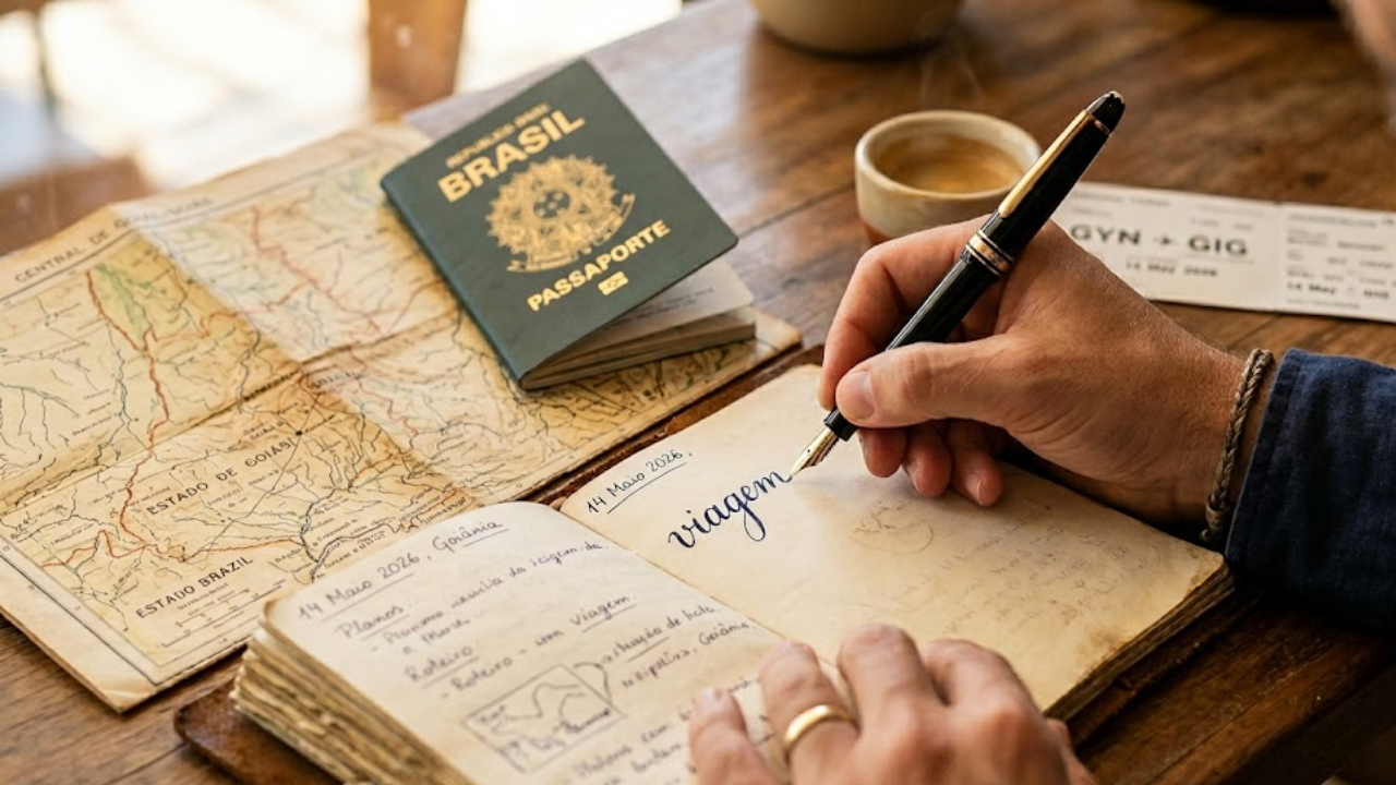 grafia de viagem