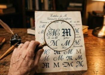 grafologia da letra M